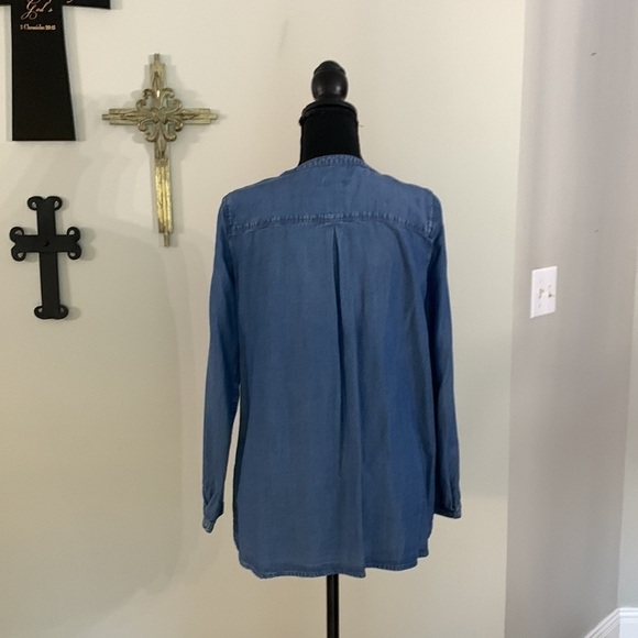 Jjill denim tunic Small petite excellent condition like new - Picture 3 of 6
